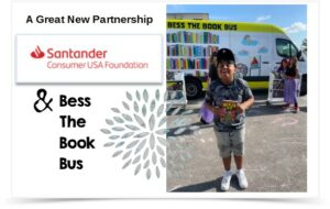 Santander Consumer and Bess The Book Bus Partnership